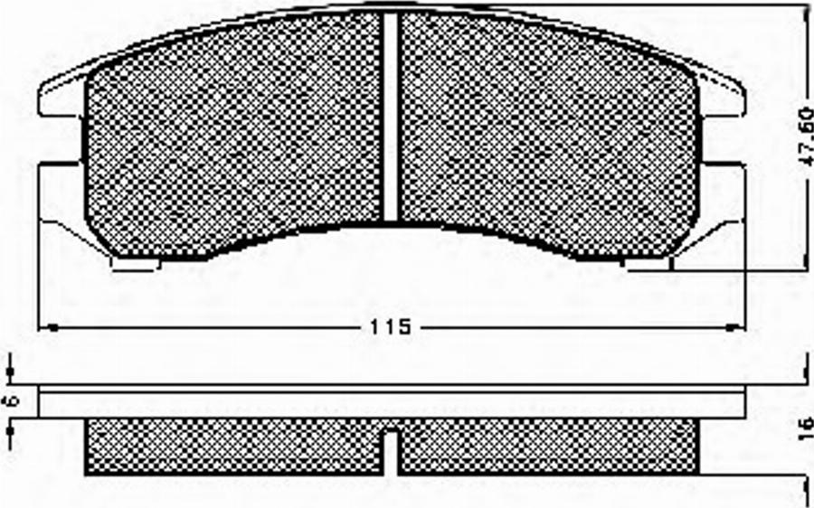 Spidan 32686 - Əyləc altlığı dəsti, əyləc diski furqanavto.az