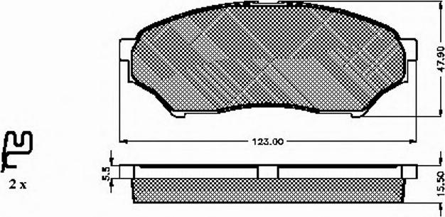 Spidan 32811 - Əyləc altlığı dəsti, əyləc diski www.furqanavto.az