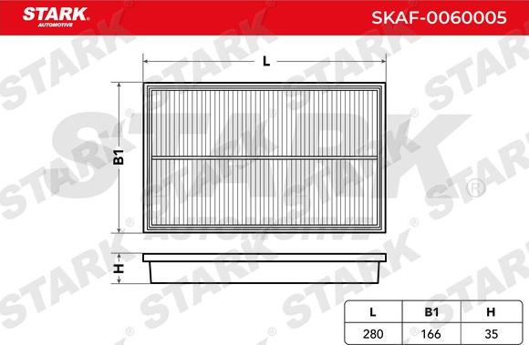 Stark SKAF-0060005 - Hava filtri furqanavto.az
