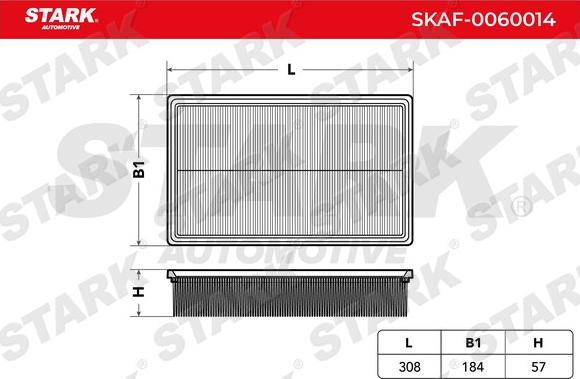 Stark SKAF-0060014 - Hava filtri furqanavto.az