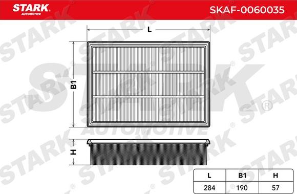 Stark SKAF-0060035 - Hava filtri furqanavto.az