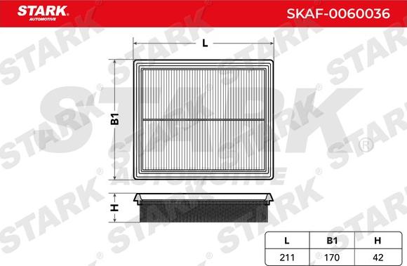 Stark SKAF-0060036 - Hava filtri furqanavto.az
