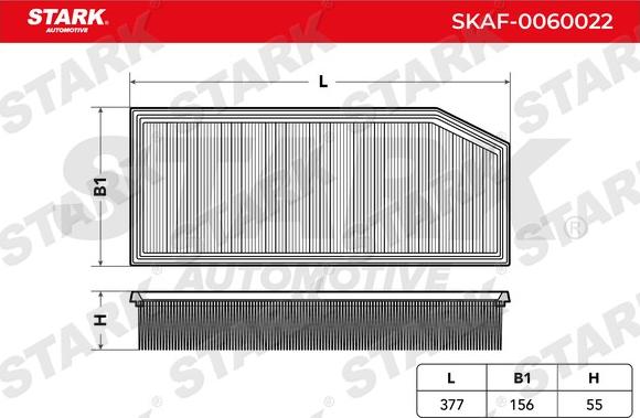 Stark SKAF-0060022 - Hava filtri furqanavto.az