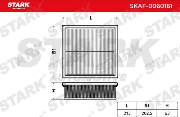 Stark SKAF-0060161 - Hava filtri furqanavto.az