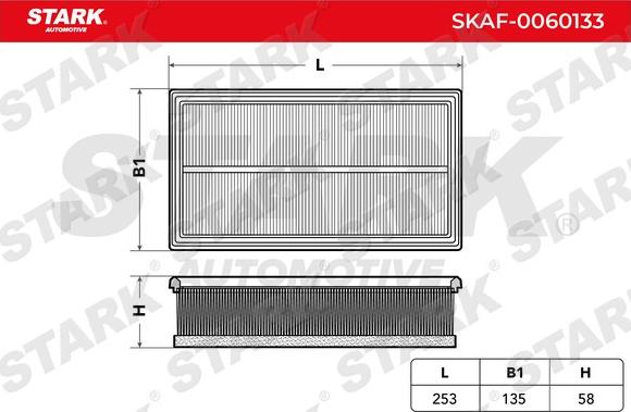 Stark SKAF-0060133 - Hava filtri furqanavto.az