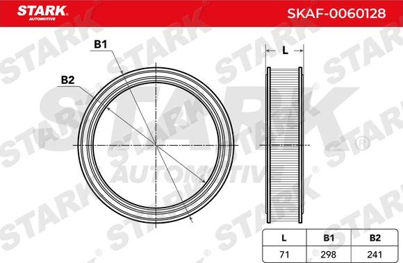 Stark SKAF-0060128 - Hava filtri furqanavto.az