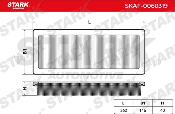 Stark SKAF-0060319 - Hava filtri furqanavto.az