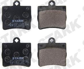 Stark SKBP-0010433 - Əyləc altlığı dəsti, əyləc diski www.furqanavto.az