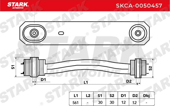 Stark SKCA-0050457 - Yolun idarəedici qolu furqanavto.az