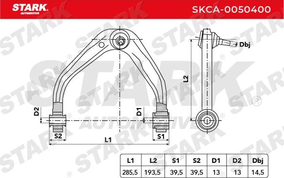 Stark SKCA-0050400 - Yolun idarəedici qolu furqanavto.az