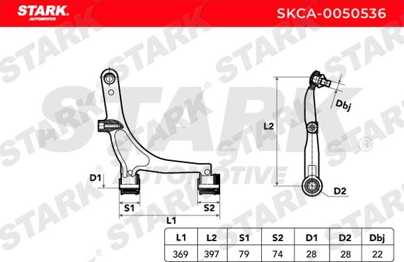 Stark SKCA-0050536 - Yolun idarəedici qolu furqanavto.az
