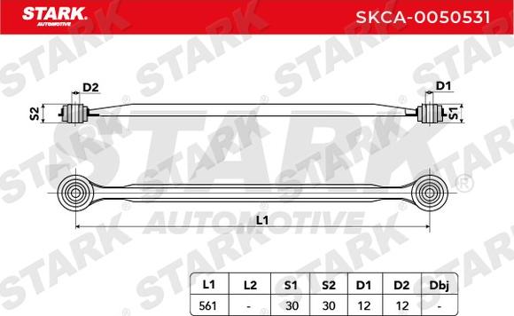 Stark SKCA-0050531 - Yolun idarəedici qolu furqanavto.az