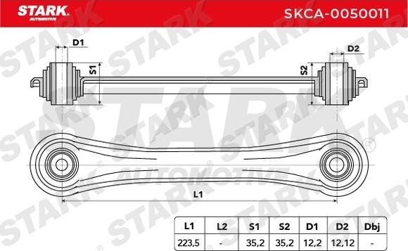 Stark SKCA-0050011 - Yolun idarəedici qolu furqanavto.az