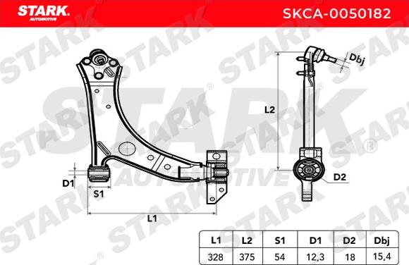 Stark SKCA-0050182 - Yolun idarəedici qolu furqanavto.az