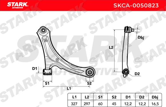 Stark SKCA-0050823 - Yolun idarəedici qolu furqanavto.az