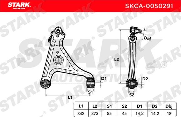 Stark SKCA-0050291 - Yolun idarəedici qolu furqanavto.az