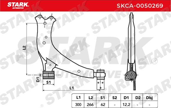 Stark SKCA-0050269 - Yolun idarəedici qolu furqanavto.az