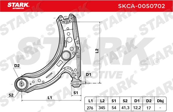 Stark SKCA-0050702 - Yolun idarəedici qolu furqanavto.az