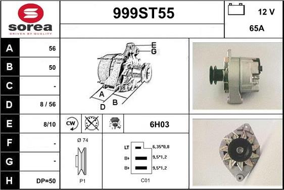 STARTCAR 999ST55 - Alternator furqanavto.az