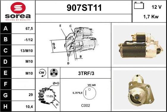 STARTCAR 907ST11 - Başlanğıc furqanavto.az