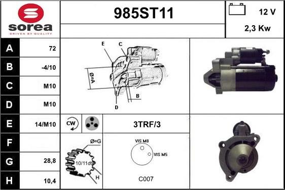 STARTCAR 985ST11 - Başlanğıc furqanavto.az