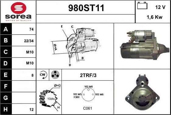 STARTCAR 980ST11 - Başlanğıc furqanavto.az