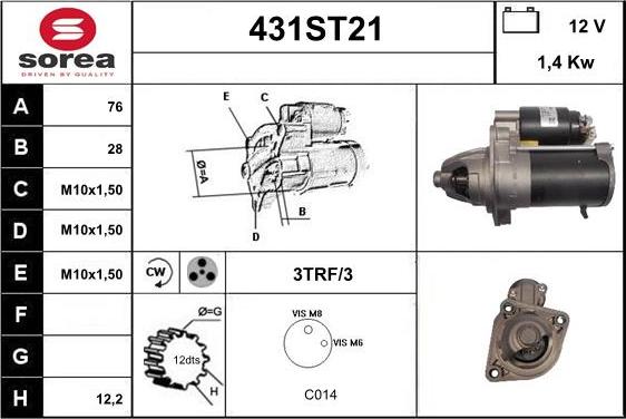 STARTCAR 431ST21 - Başlanğıc furqanavto.az