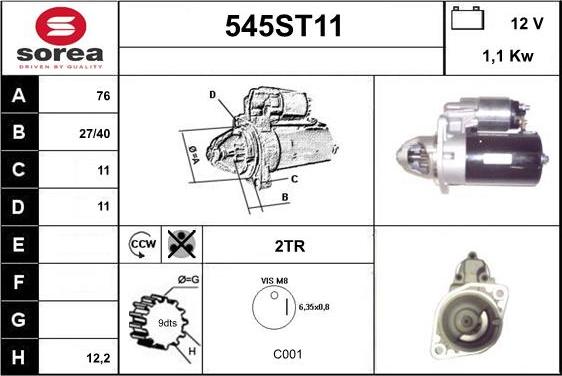 STARTCAR 545ST11 - Başlanğıc furqanavto.az