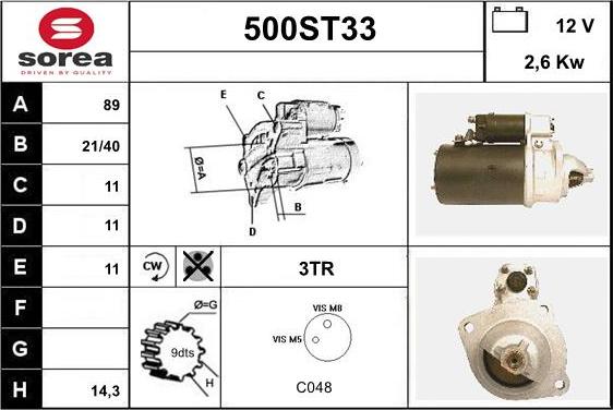 STARTCAR 500ST33 - Başlanğıc furqanavto.az