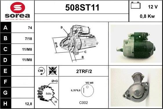 STARTCAR 508ST11 - Başlanğıc furqanavto.az