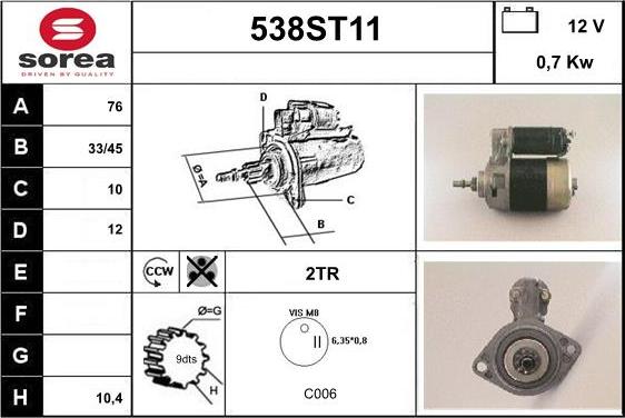 STARTCAR 538ST11 - Başlanğıc furqanavto.az