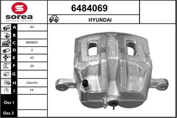 STARTCAR 6484069 - Əyləc kaliperi furqanavto.az