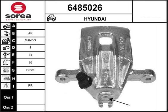 STARTCAR 6485026 - Əyləc kaliperi furqanavto.az