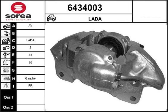 STARTCAR 6434003 - Əyləc kaliperi furqanavto.az