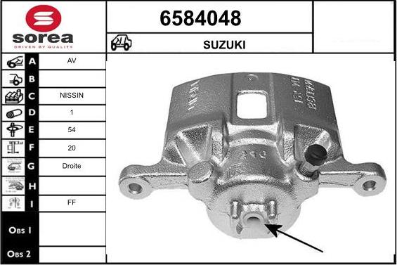 STARTCAR 6584048 - Əyləc kaliperi furqanavto.az