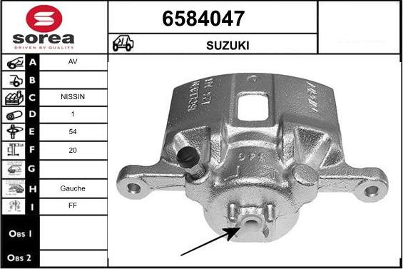 STARTCAR 6584047 - Əyləc kaliperi furqanavto.az