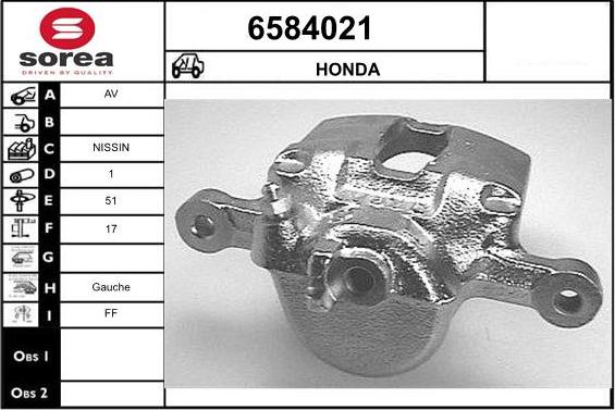 STARTCAR 6584021 - Əyləc kaliperi furqanavto.az