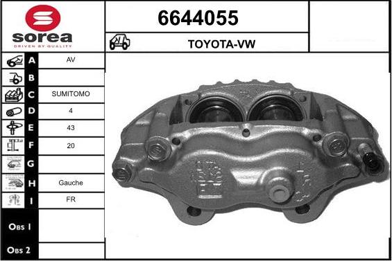 STARTCAR 6644055 - Əyləc kaliperi furqanavto.az