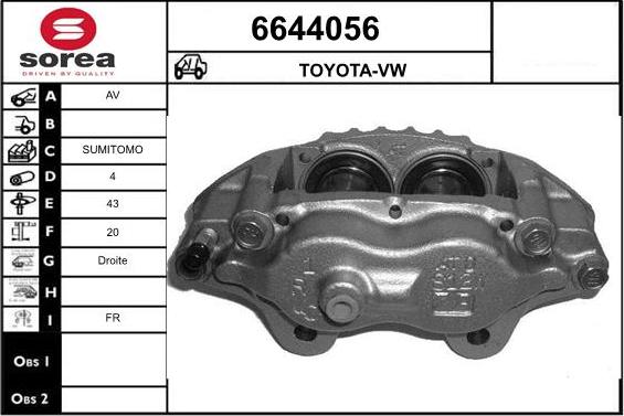 STARTCAR 6644056 - Əyləc kaliperi furqanavto.az