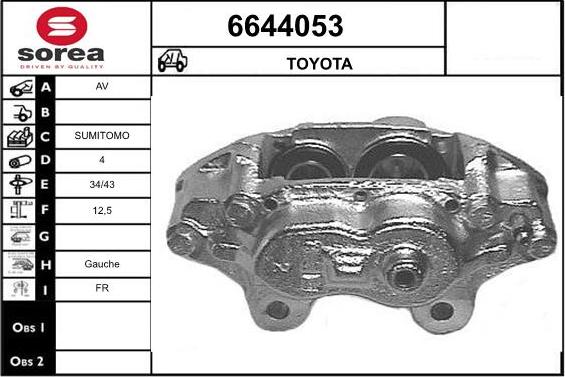 STARTCAR 6644053 - Əyləc kaliperi furqanavto.az