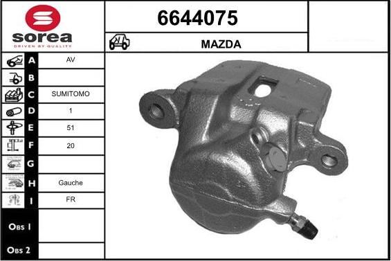 STARTCAR 6644075 - Əyləc kaliperi furqanavto.az