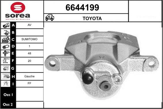 STARTCAR 6644199 - Əyləc kaliperi furqanavto.az