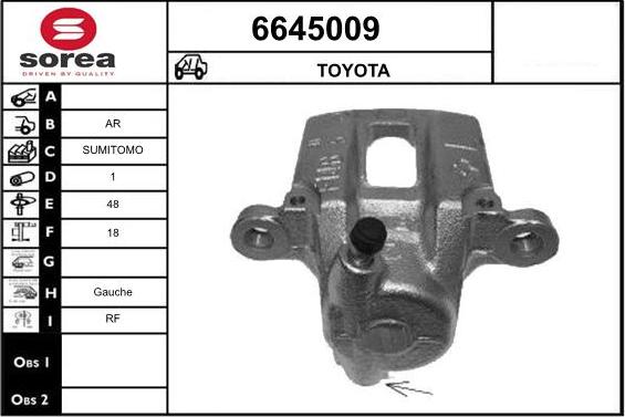 STARTCAR 6645009 - Əyləc kaliperi furqanavto.az