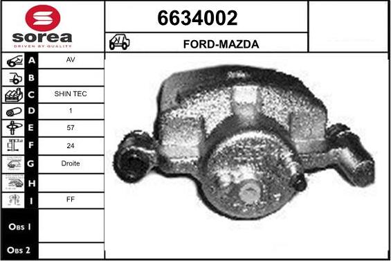 STARTCAR 6634002 - Əyləc kaliperi furqanavto.az