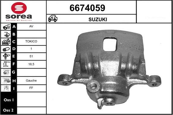 STARTCAR 6674059 - Əyləc kaliperi furqanavto.az