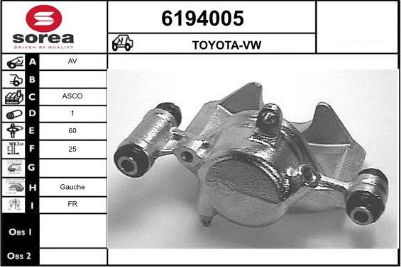 STARTCAR 6194005 - Əyləc kaliperi furqanavto.az