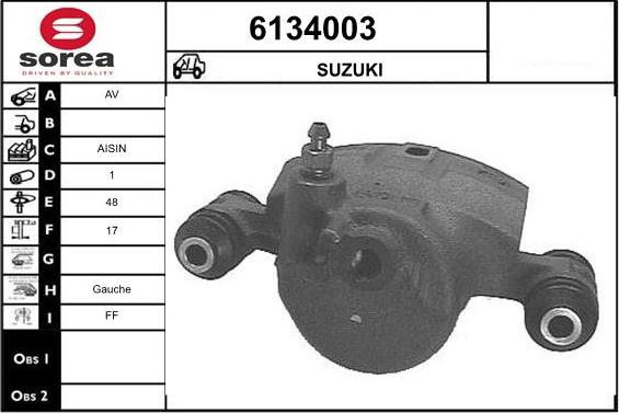 STARTCAR 6134003 - Əyləc kaliperi furqanavto.az