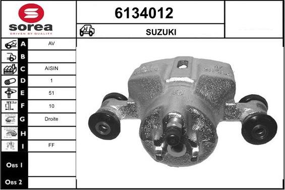 STARTCAR 6134012 - Əyləc kaliperi furqanavto.az