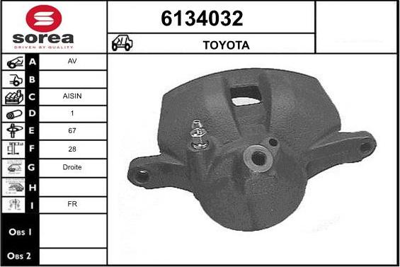 STARTCAR 6134032 - Əyləc kaliperi furqanavto.az