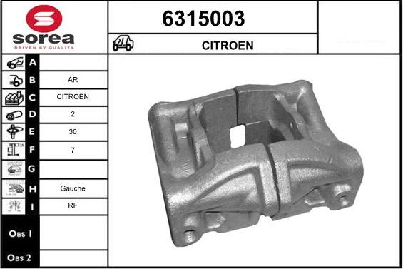 STARTCAR 6315003 - Əyləc kaliperi furqanavto.az